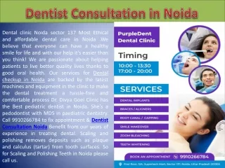 Dentist Consultation in Noida