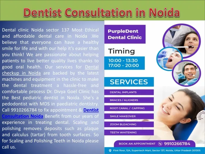 dentist consultation in noida