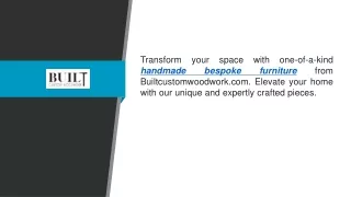 transform your space with one of a kind handmade