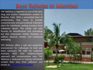 Best Rehabs in Mumbai