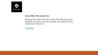 Surron Bike  Sur-ronusa.store