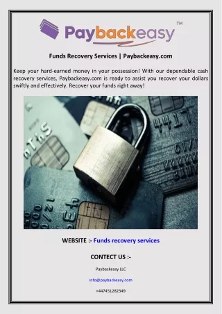 funds recovery services paybackeasy com