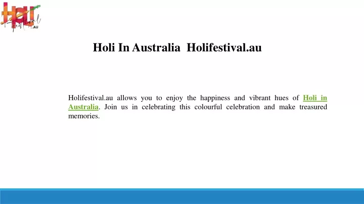 holi in australia holifestival au