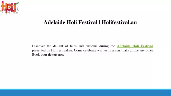 adelaide holi festival holifestival au