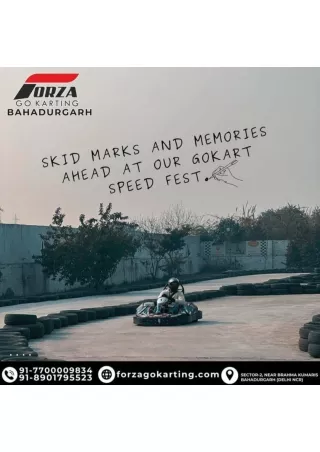 Skid marks and memories at our Gokart Speed Track