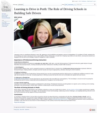The Role of Driving Schools in Building Safe Drivers