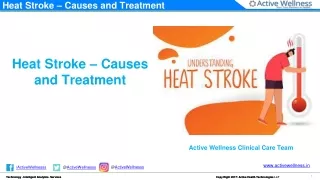 Heat Stroke – Causes and Treatment - Active Health