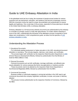 Guide to UAE Embassy Attestation in India.docx