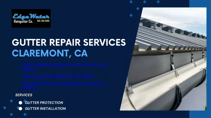 gutter repair services