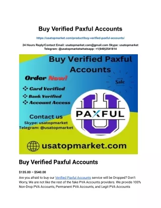 Buy Verified Paxful Accounts