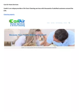 Can Air Home Services