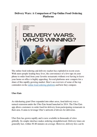 delivery wars a comparison of top online food