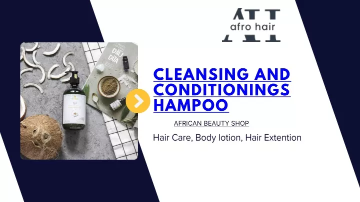 cleansing and conditioningshampoo