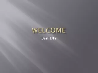 welcome