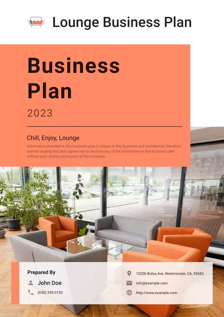 lounge business plan