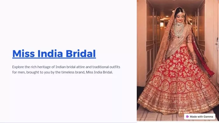 miss india bridal
