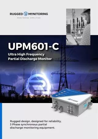 UPM601-C Ultra High Frequency Partial Discharge Monitor | Rugged Monitoring