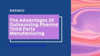 The Advantages of Outsourcing Pharma Third Party Manufacturing