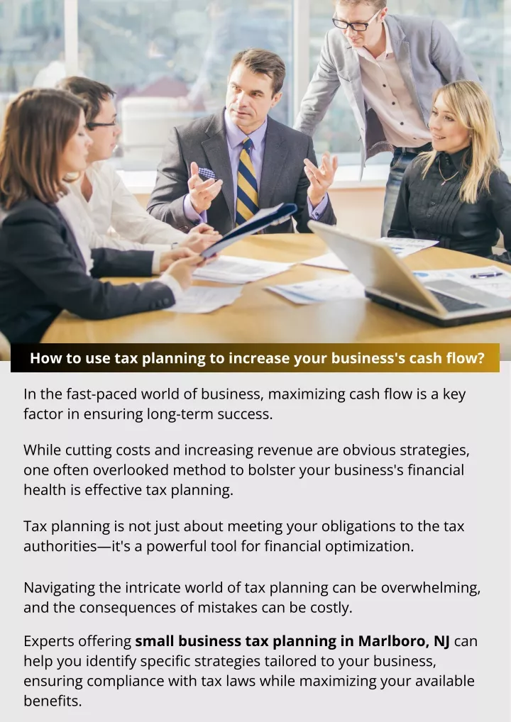 how to use tax planning to increase your business