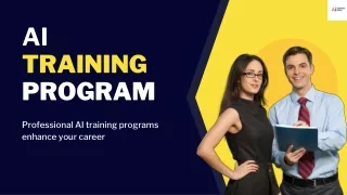 AI Training Program in Gurgaon India