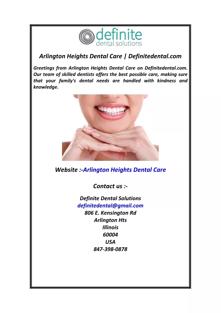 arlington heights dental care definitedental com