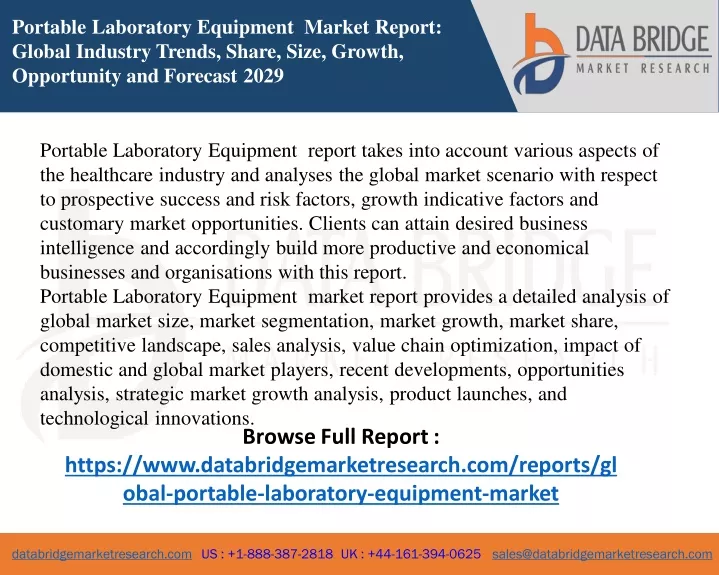 portable laboratory equipment market report
