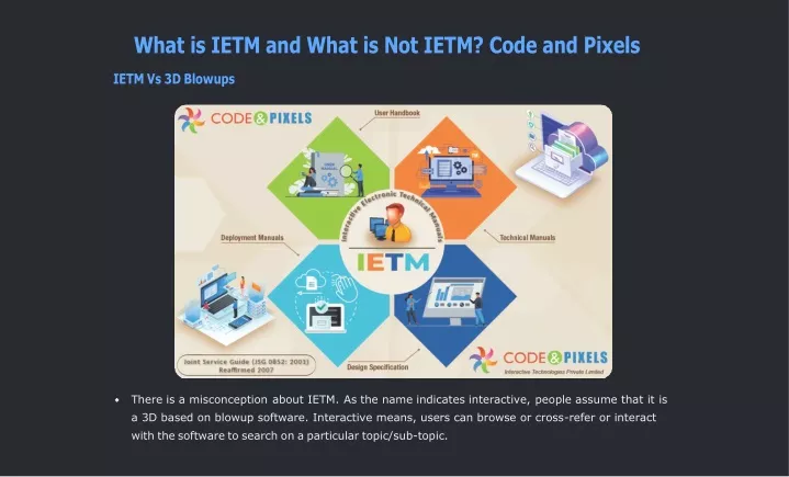 what is ietm and what is not ietm code and pixels