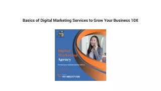 Basics of Digital Marketing Services to Grow Your Business 10X
