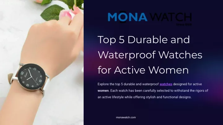 top 5 durable and waterproof watches for active