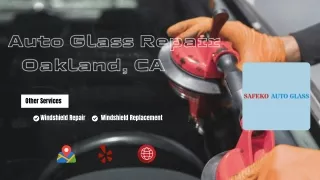 Auto Glass Repair Oakland, CA