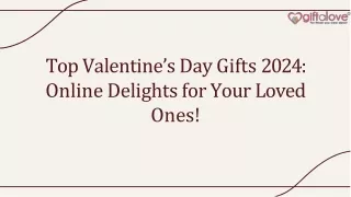 Top Valentine’s Day Gifts 2024 Online Delights for Your Loved Ones!