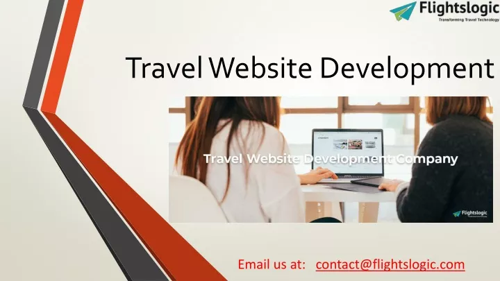 travel website development