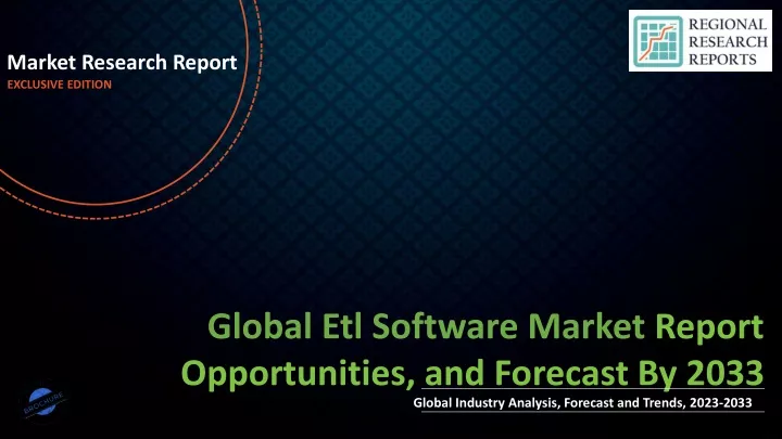 market research report exclusive edition