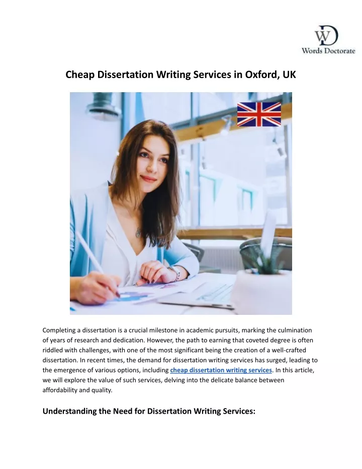 cheap dissertation writing services in oxford uk