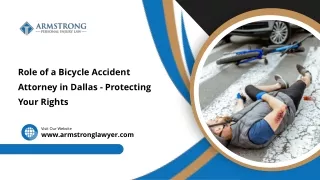 Role of a Bicycle Accident Attorney in Dallas - Protecting Your Rights