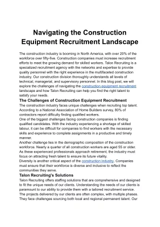 Navigating the Construction Equipment Recruitment Landscape (1)
