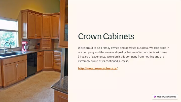 crown cabinets
