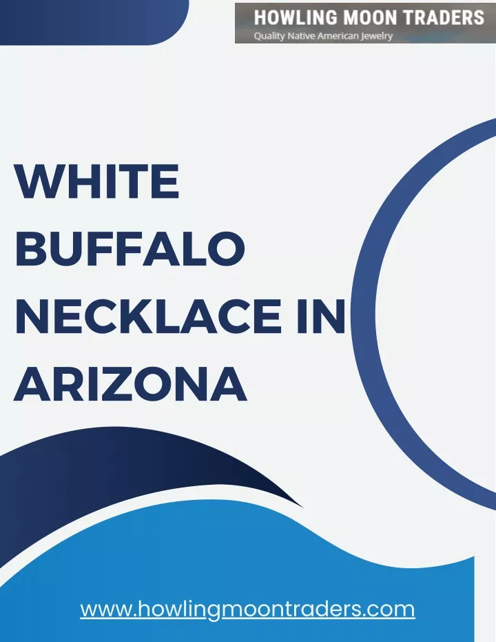 white buffalo necklace in arizona