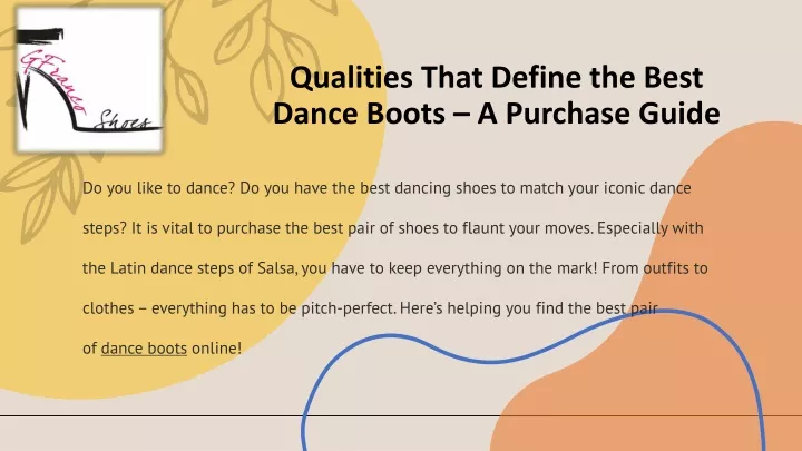 qualities that define the best dance boots a purchase guide