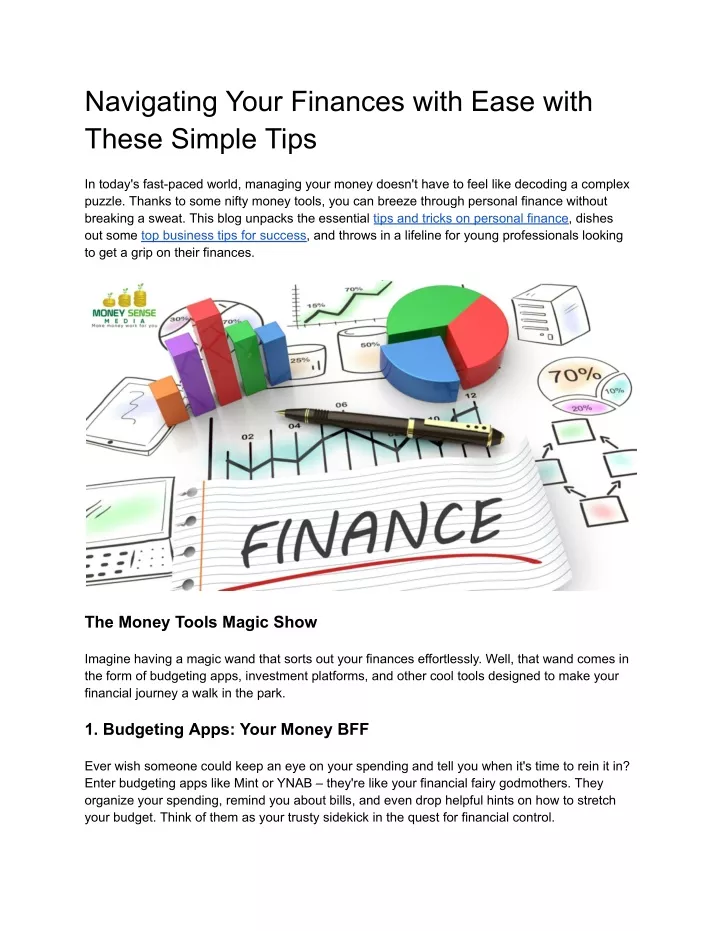 navigating your finances with ease with these
