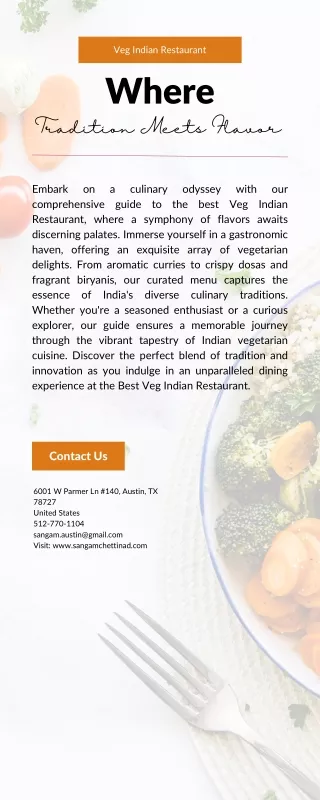 Veg Indian Restaurant Where Tradition Meets Flavor