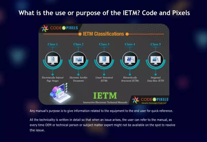 what is the use or purpose of the ietm code