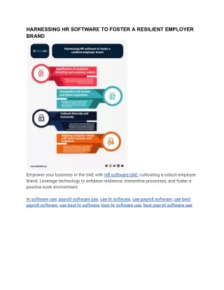 harnessing hr software to foster a resilient