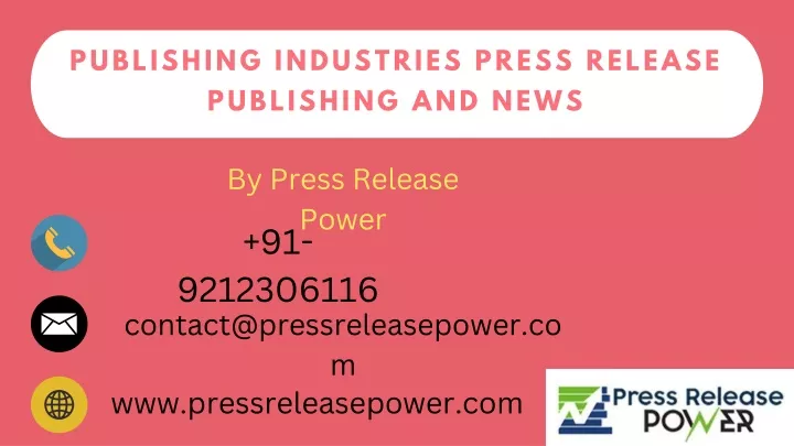 publishing industries press release publishing