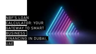 nbf s loan calculator your gateway to smart business financing in dubai uae