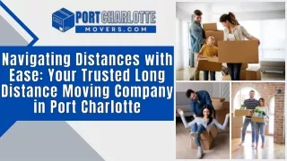 Reliable Long Distance Moving Company in Port Charlotte