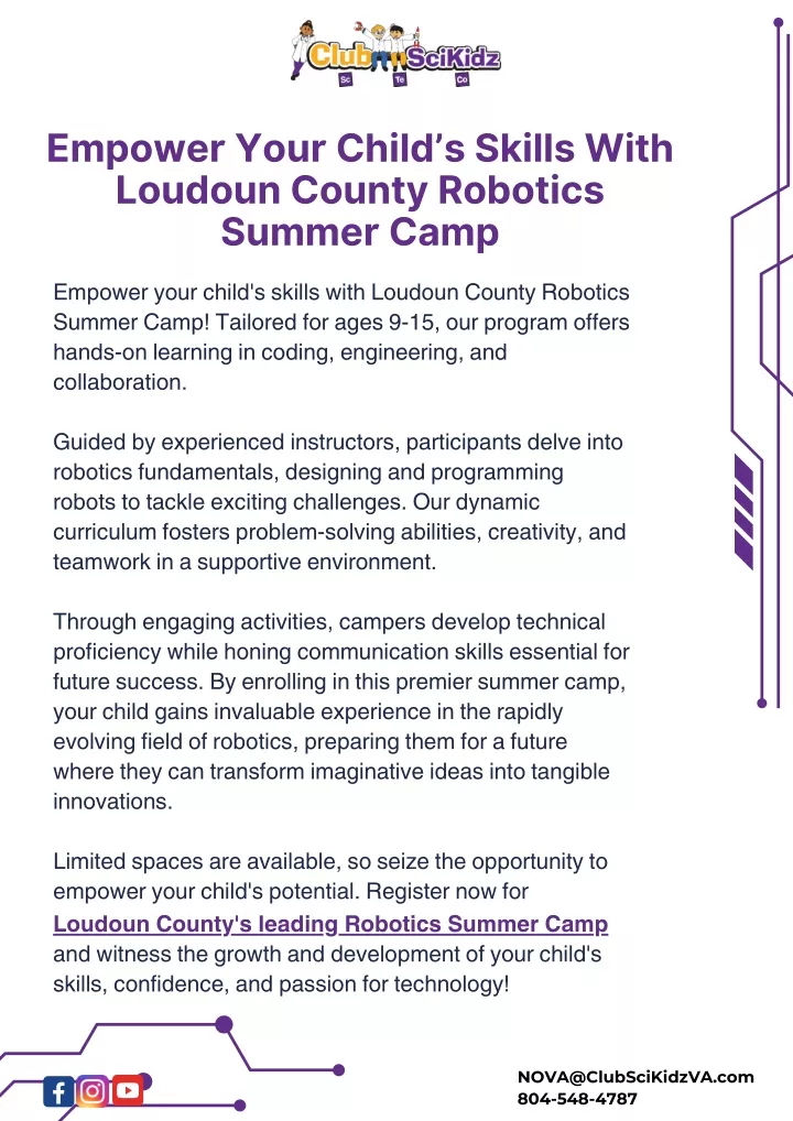empower your child s skills with loudoun county