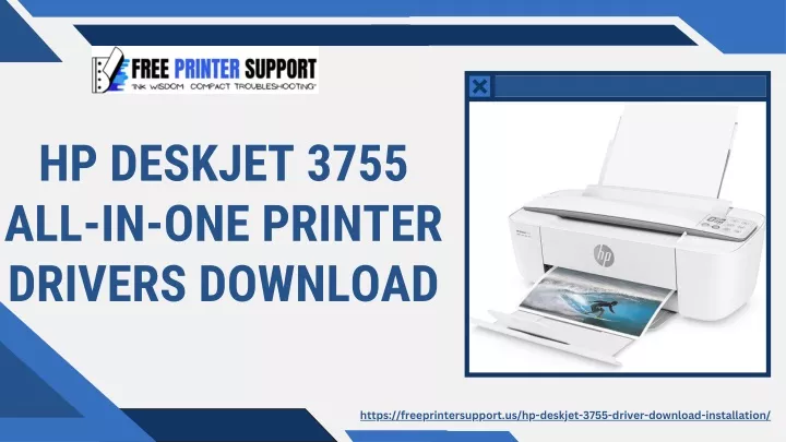 hp deskjet 3755 all in one printer drivers