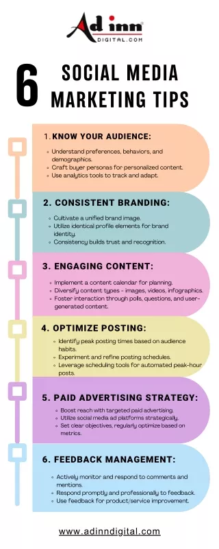 Six social media marketing tips