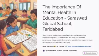 The-Importance-Of-Mental-Health-In-Education-Saraswati-Global-School-Faridabad